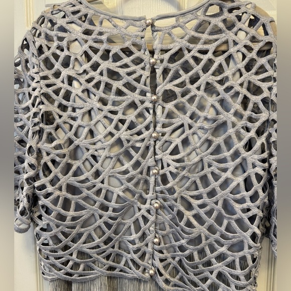 VTG Cattiva NY Saks 5th Ave MOB Mother Bride Groom Formal Lined Dress Gown 16 - Picture 6 of 16